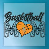 Heart Mom Basketball Design DTF Transfer - InkMerge Heat Press Design