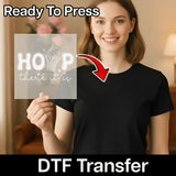 Basketball 'HOOP There It Is' Design DTF Transfer - InkMerge Heat Press Design