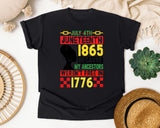 Black Comfort Colors t-shirt