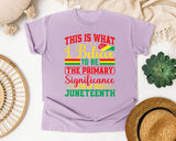 Orchid Comfort Colors t-shirt
