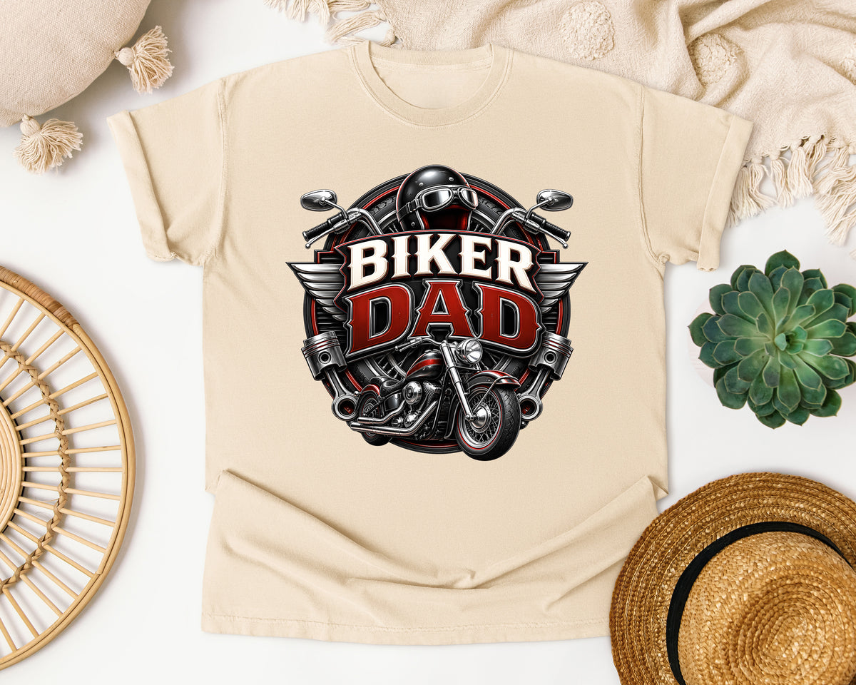 Biker Dad Comfort Colors Shirt