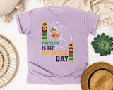 Orchid Comfort Colors t-shirt