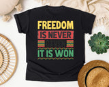 Black Comfort Colors t-shirt
