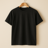 Premium Garment-Dyed Tee — Black