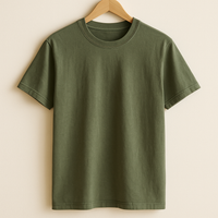 Premium Garment-Dyed Tee — Moss