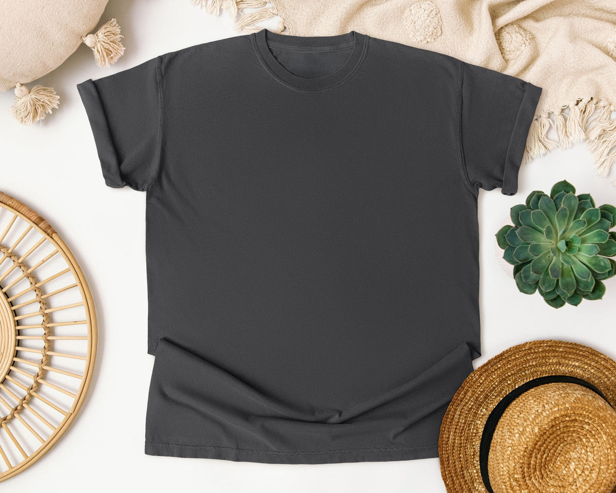 Premium Garment-Dyed Tee — Pepper