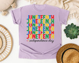 Orchid Comfort Colors t-shirt