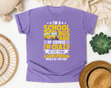 Violet Comfort Colors t-shirt