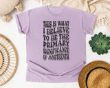 Orchid Comfort Colors t-shirt