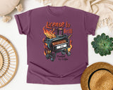 Berry Comfort Colors t-shirt