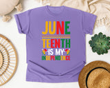 Violet Comfort Colors t-shirt