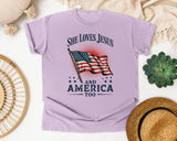Orchid Comfort Colors t-shirt