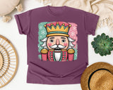 Pink Nutcracker Portrait graphic tee in Berry Comfort Colors 1717