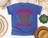 Christmas Baking Crew graphic tee in Flo Blue Comfort Colors 1717