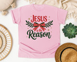 Jesus Is the Reason graphic tee in Blossom Comfort Colors 1717