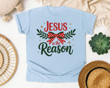 Jesus Is the Reason graphic tee in Chambray Comfort Colors 1717