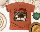 Christmas Book Club 2026 graphic tee in Yam Comfort Colors 1717