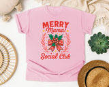 Merry Mama Social Club graphic tee in Blossom Comfort Colors 1717