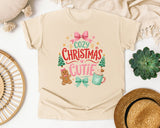 Cozy Christmas Cutie graphic tee in Ivory Comfort Colors 1717