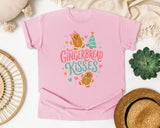 Gingerbread Kisses graphic tee in Blossom Comfort Colors 1717