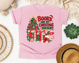 Books Are My Christmas Present graphic tee in Blossom Comfort Colors 1717