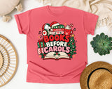 Books Before Carols graphic tee in Watermelon Comfort Colors 1717
