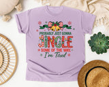 Probably Just Gonna Jingle Some of the Way graphic tee in Orchid Comfort Colors 1717
