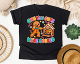OMG You Guys We're Cooked Gingerbread graphic tee in Black Comfort Colors 1717