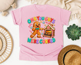 OMG You Guys We're Cooked Gingerbread graphic tee in Blossom Comfort Colors 1717