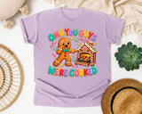 OMG You Guys We're Cooked Gingerbread graphic tee in Orchid Comfort Colors 1717