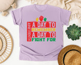 Orchid Comfort Colors t-shirt