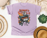 Orchid Comfort Colors t-shirt