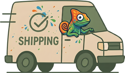Otto driving a cream delivery van — fast shipping